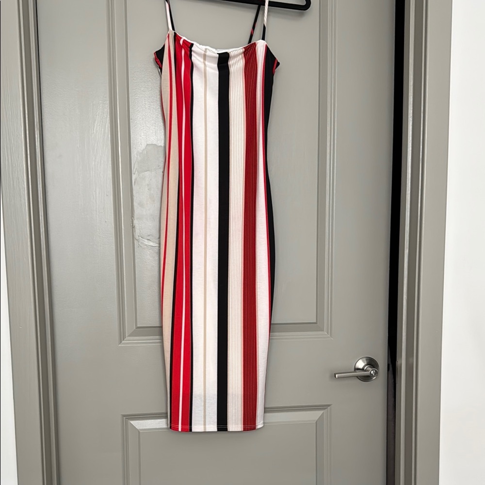Striped Sleeveless Dress